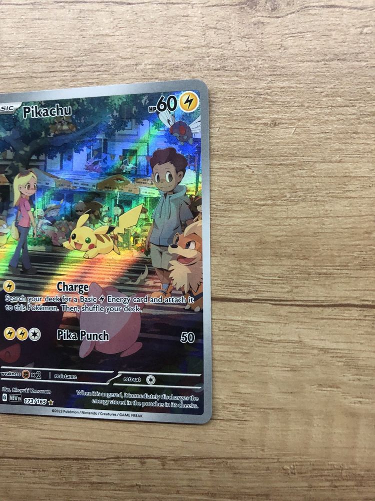 Kart Pokemon Pikachu 173/165 MEW 151