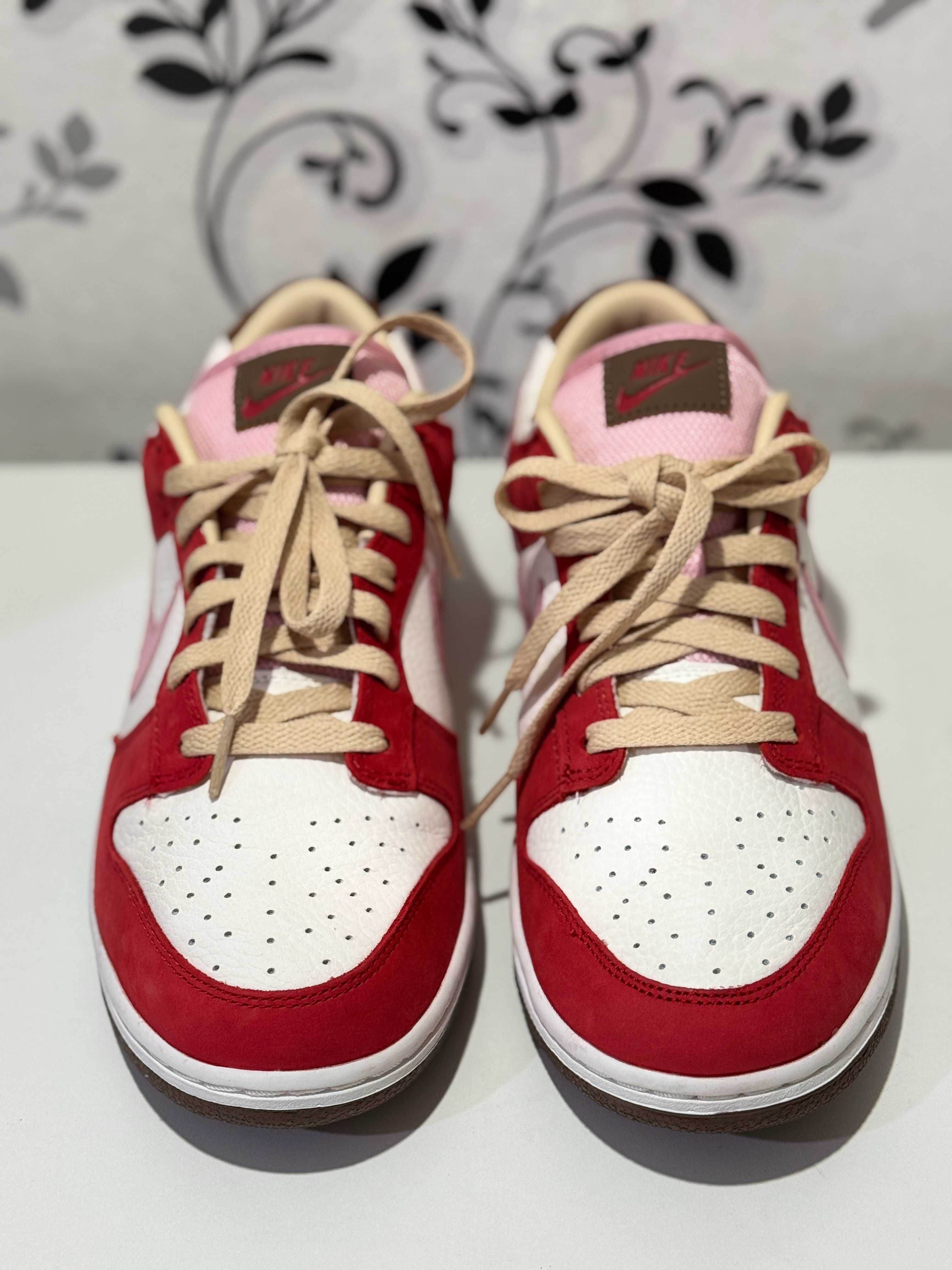 Кросівки Nike Dunk Low Prm White/Red FB7910-600,  41р, 42р