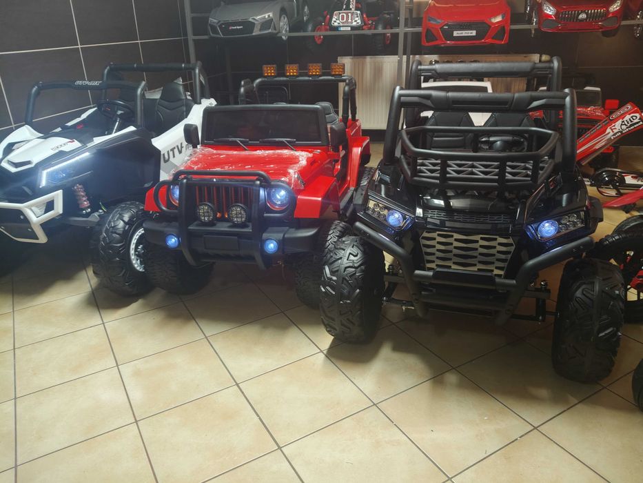 Buggy UTV SUPER MUSTER na akumulator dla dzieci Czarne