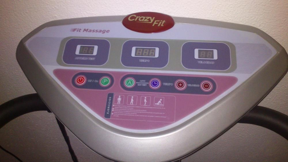 Máquina Vibratória - Massagem - Power Health Crazy Fit