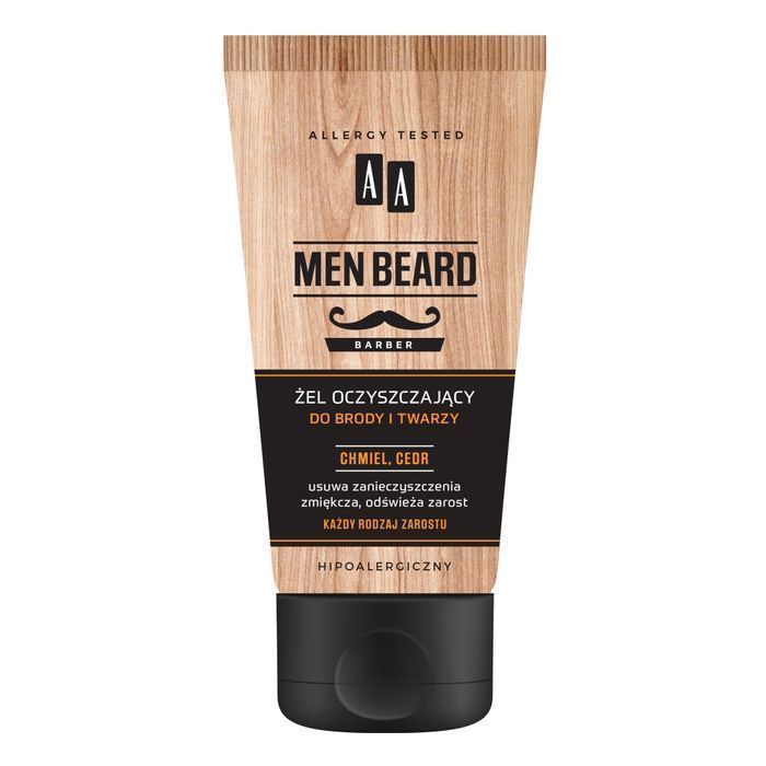 Aa Men Beard Żel Oczyszczający Do Brody I Twarzy 150Ml (P1)