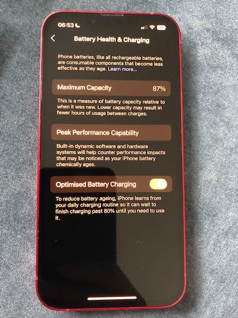 iPhone 13 128G czerwony , jak nowy !