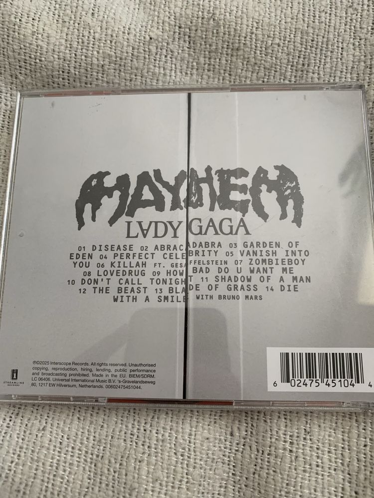 Lady Gaga Mayhem CD