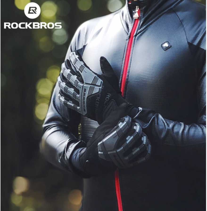 Мото-вело захисні рукавиці RockBros S210BK-L.