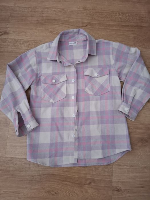 Koszula w kratę dla dziewczynki