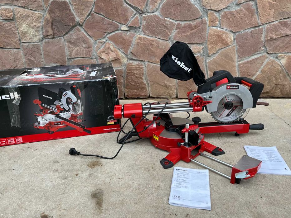Циркулярна пила з протяжкою Einhell TE-SM 2131 Dual бу фото реальні