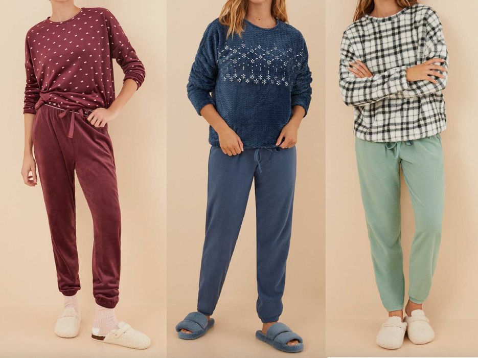 Тепла флісова піжама пижама Woomen's secret XS, S, M L домашній костюм