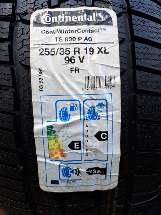 Opony NOWE zimowe 255/35 R19 Continental Montaż i wyważanie Gratis!