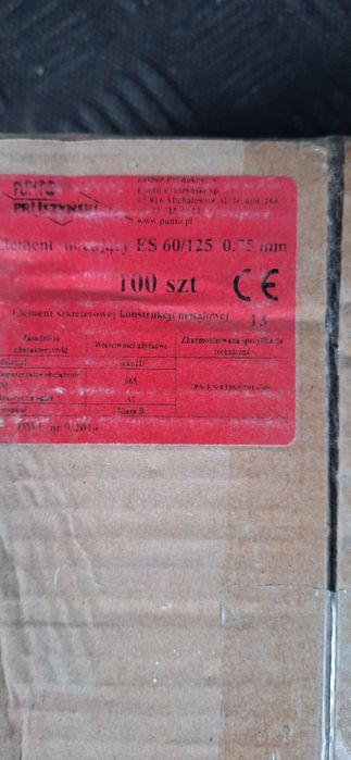 Wieszaki płaski 125 mm