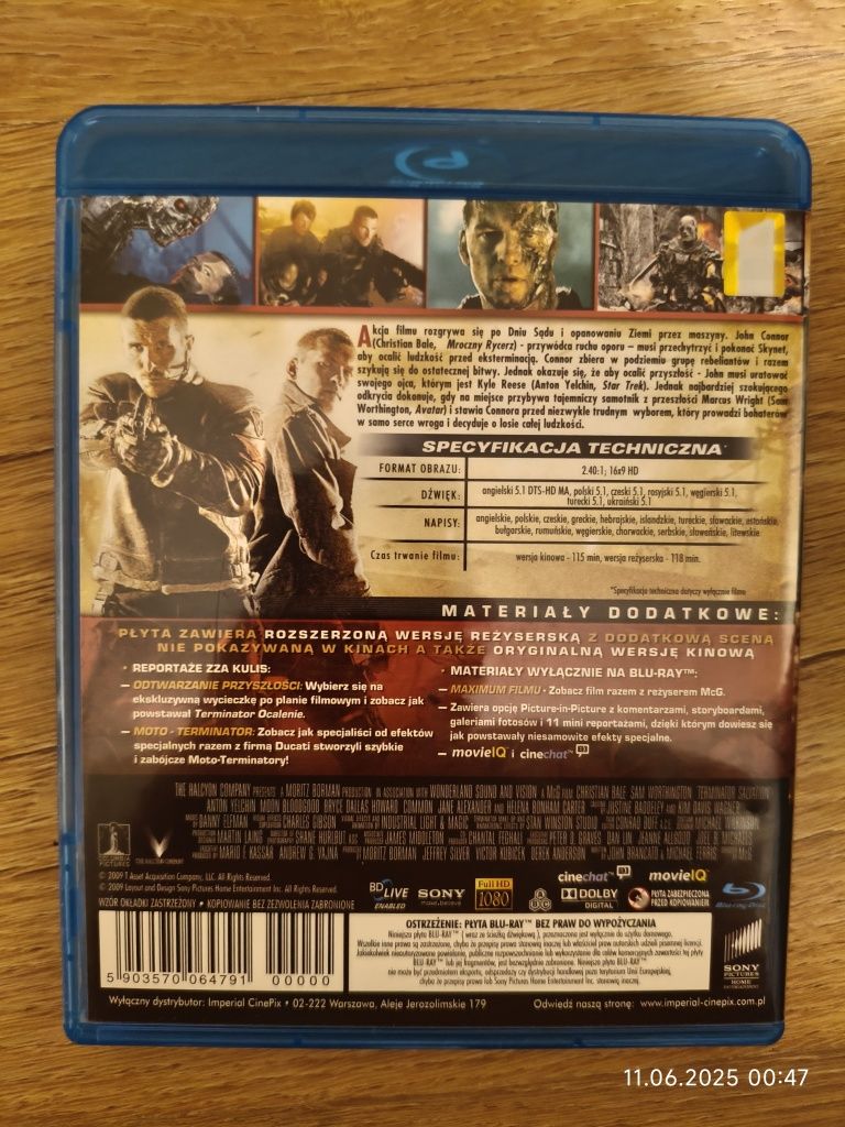 Terminator Ocalenie Blu ray lektor napisy PL