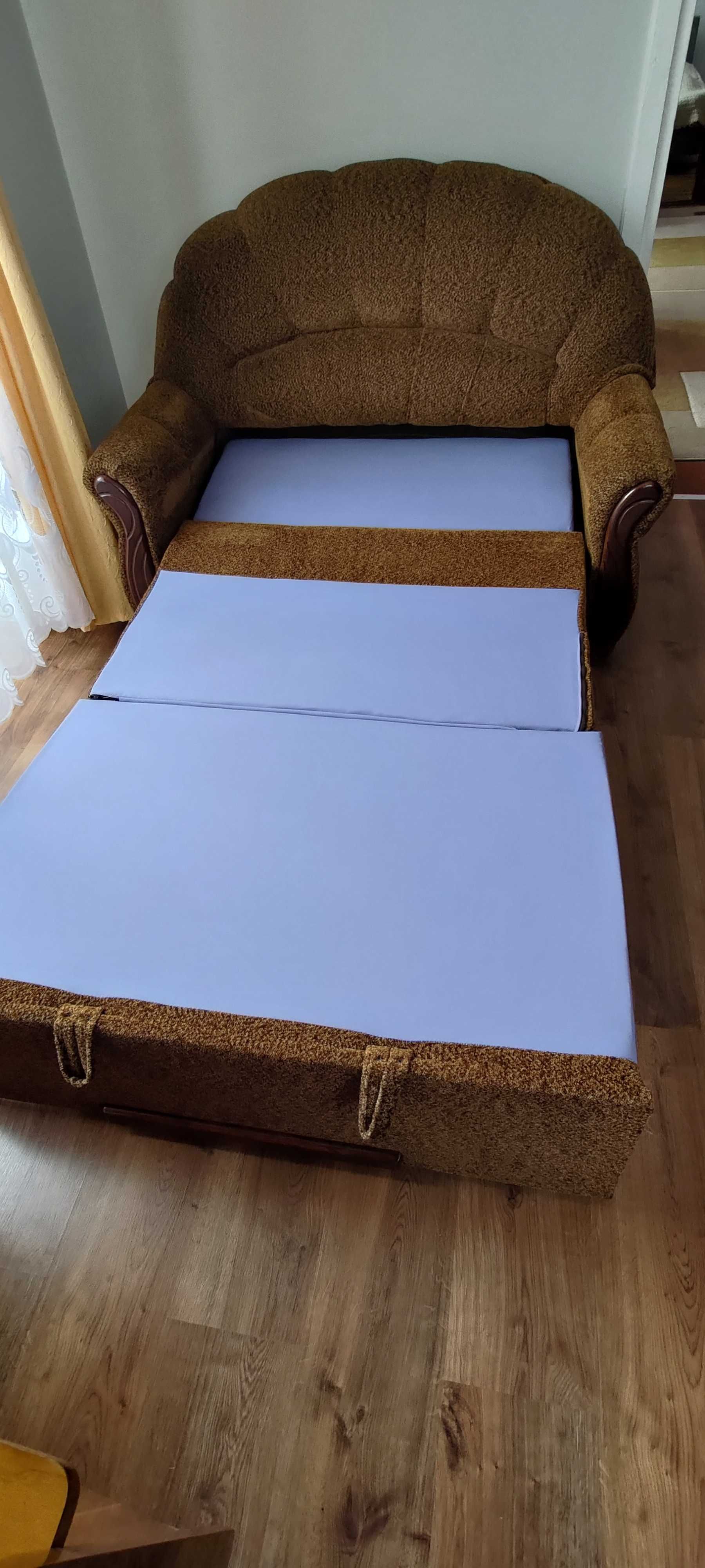 Łóżko sofa kanapa wersalka z pojemnikiem na pościel rozkładana