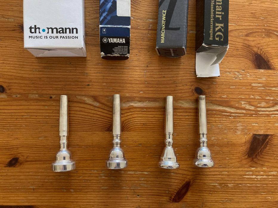 Bocais para Trompete. JK,Yamaha, Breslmair, Marcinkiewicz