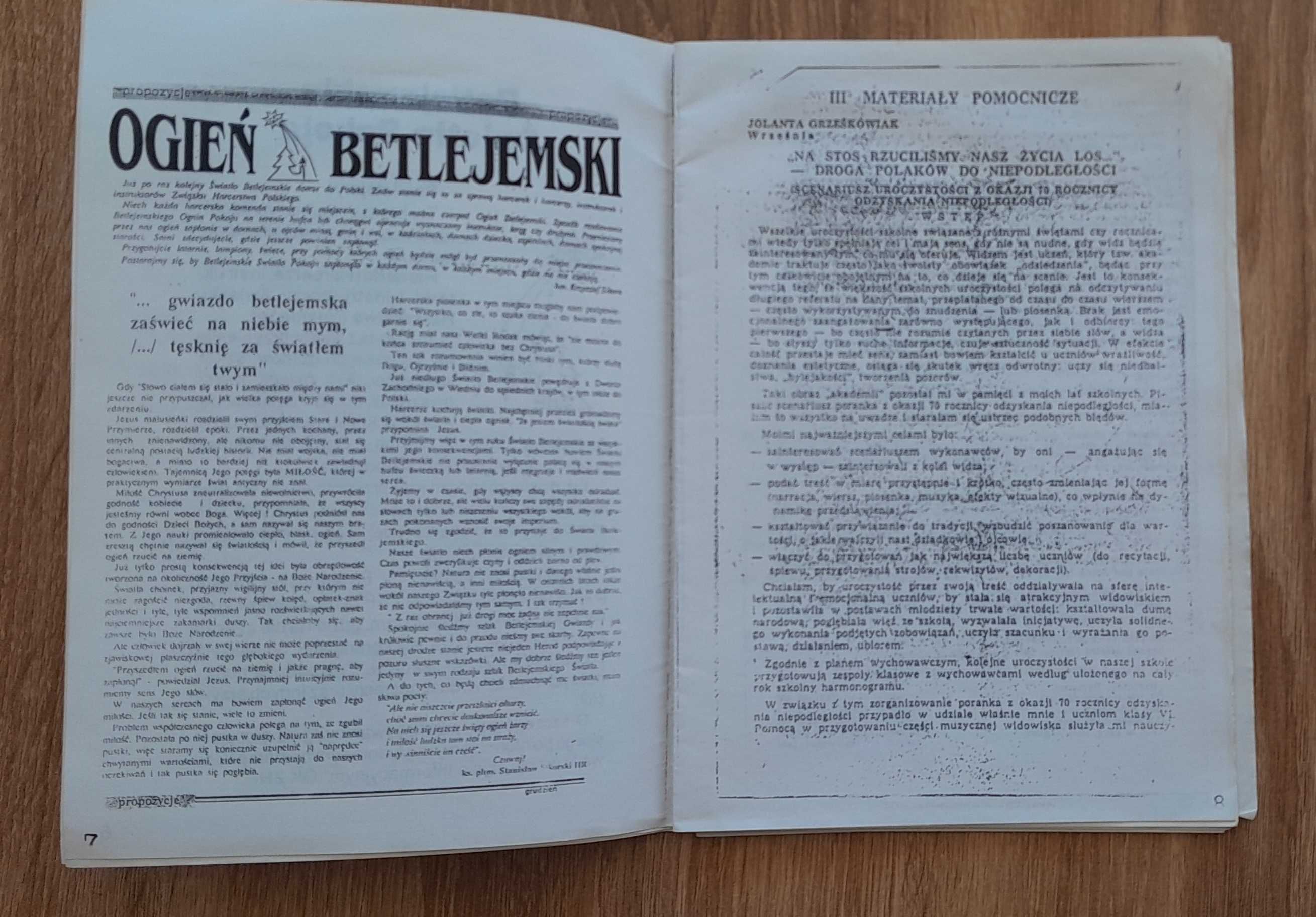 Biuletyn Informacyjny KH ZHP Łańcut z 1993 r.