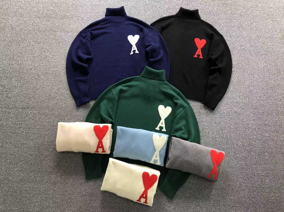 Гольф Ami Paris кофта светр з горлом ами париж водолазка амі