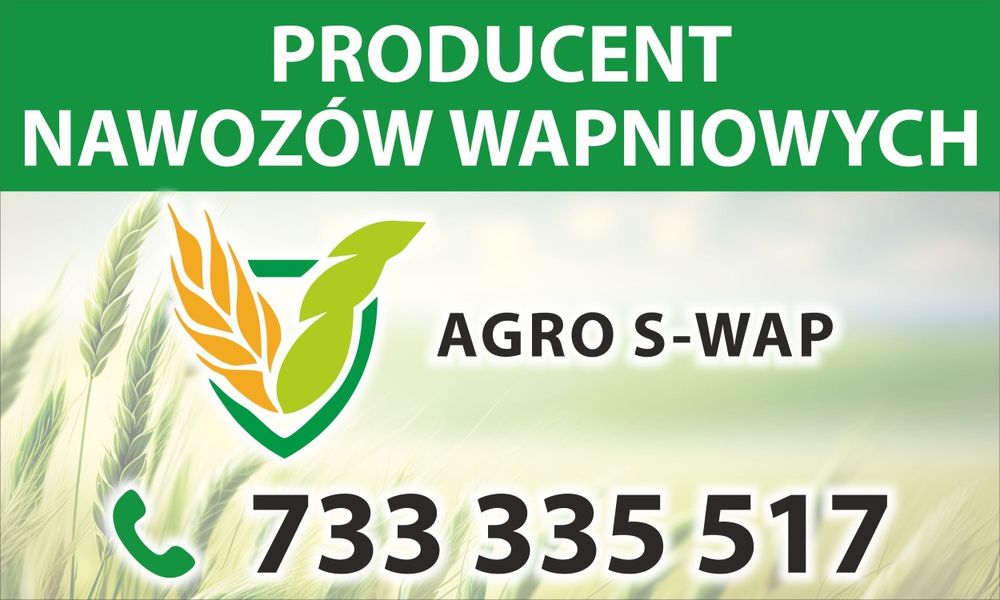 Wapno nawozowe granulowane magnezowe węglanowe czarna kreda PRODUCENT