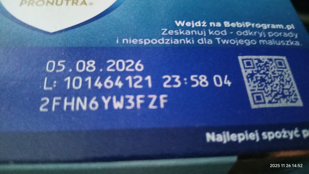 Mleko Bebilon advance pronutra 3