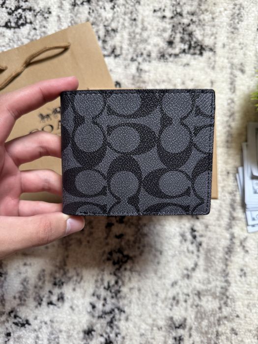 ПОДАРУНОК‼️ Гаманець чоловчий Coach, кошелек coach, портмоне коач