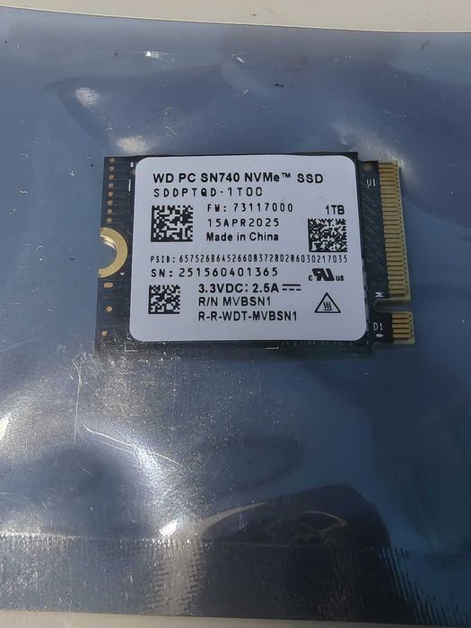 SSD Western Digital WD SN740 1TB M.2 2230 NVMe PCIe 4.0 Новый!