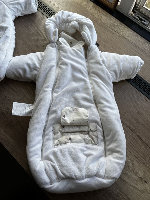 Конверт комбинезон зимний Lenne baby 56 размер для двойни