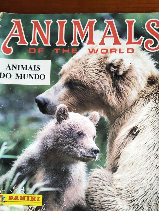 Cadernetas Animals of the World - Panini