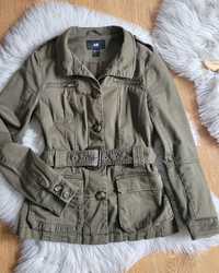 cienka kurtka khaki r. S z H&M