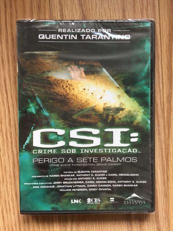 DVD CSI Las Vegas - Perigo a Sete Palmos (de Quentin Tarantino) NOVO