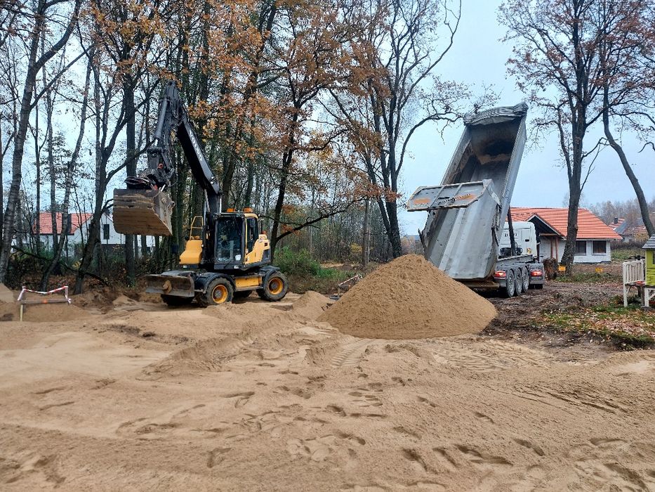 Prace ziemne niwelacja wykopy