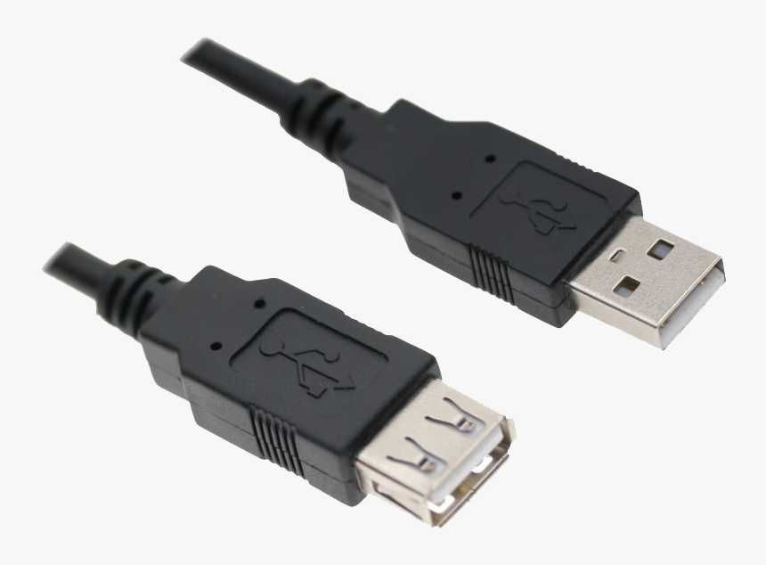 Кабель USB 2.0 подовжувач 1,8 м. (тато/мама)