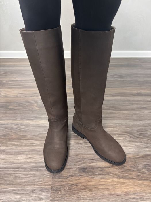 Чоботи шкіряні на утеплювачі