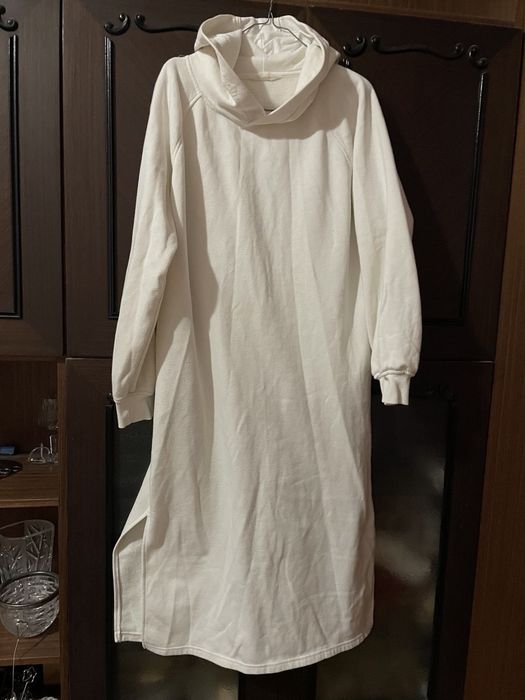 Толстовка худи   белая туника