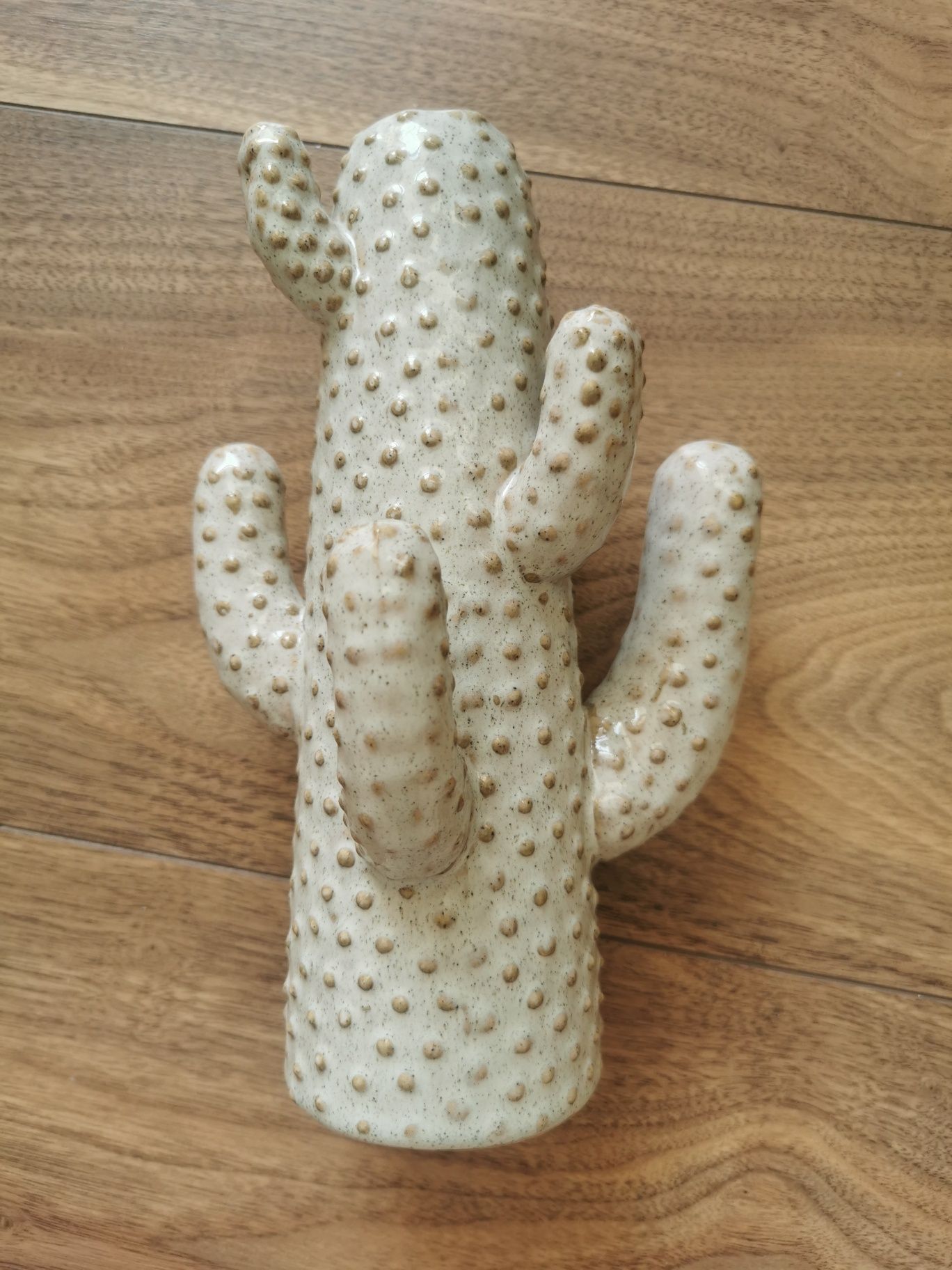 Wazon wazonik ceramiczny szkliwiony kaktus
