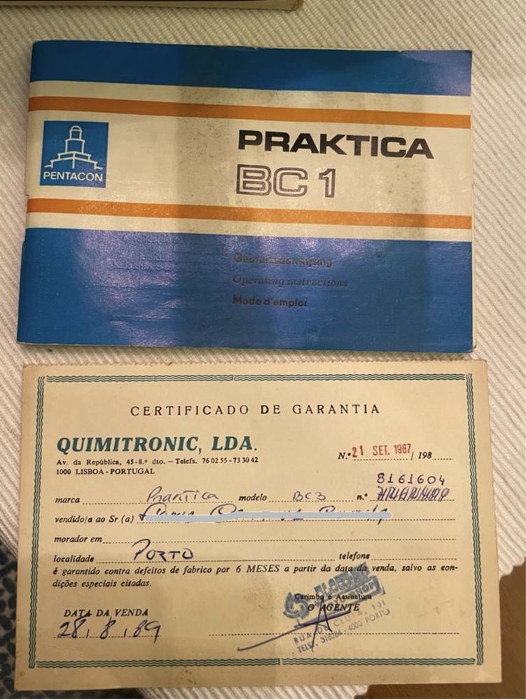 Máquina fotográfica Praktica