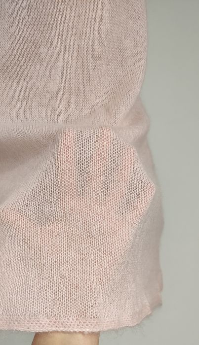 Шерстяне Плаття сітка туніка ручна в'язка