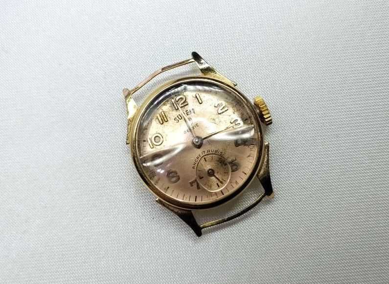 SURENA Geneve - Damski Złoty Zegarek - pr. 750