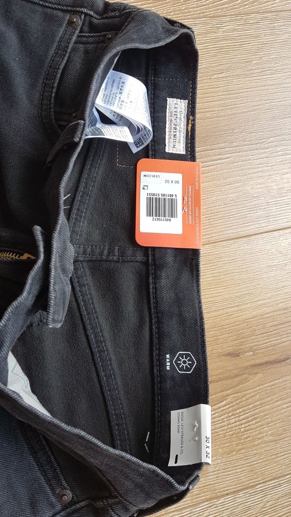 Jeansy męskie Levi's 511 Slim 30 x 32 spodnie dżinsy nowe