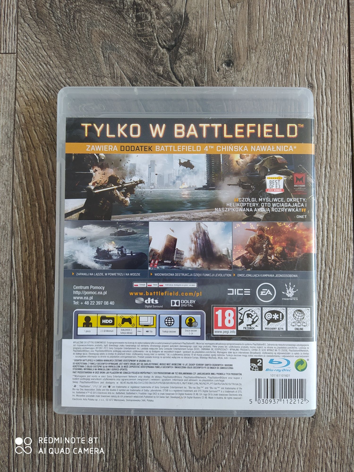 Gra Ps3 Battlefield 4 PL Wysyłka