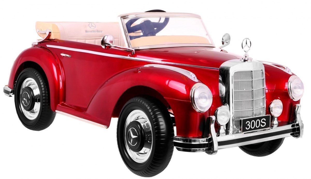 Pojazd Mercedes Benz 300S Retro Lakier Czerwony