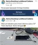 Bandeja de pedal para motor eléctrico
