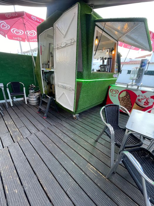 Roulote bar (kiosque)  arrendo ou vendo