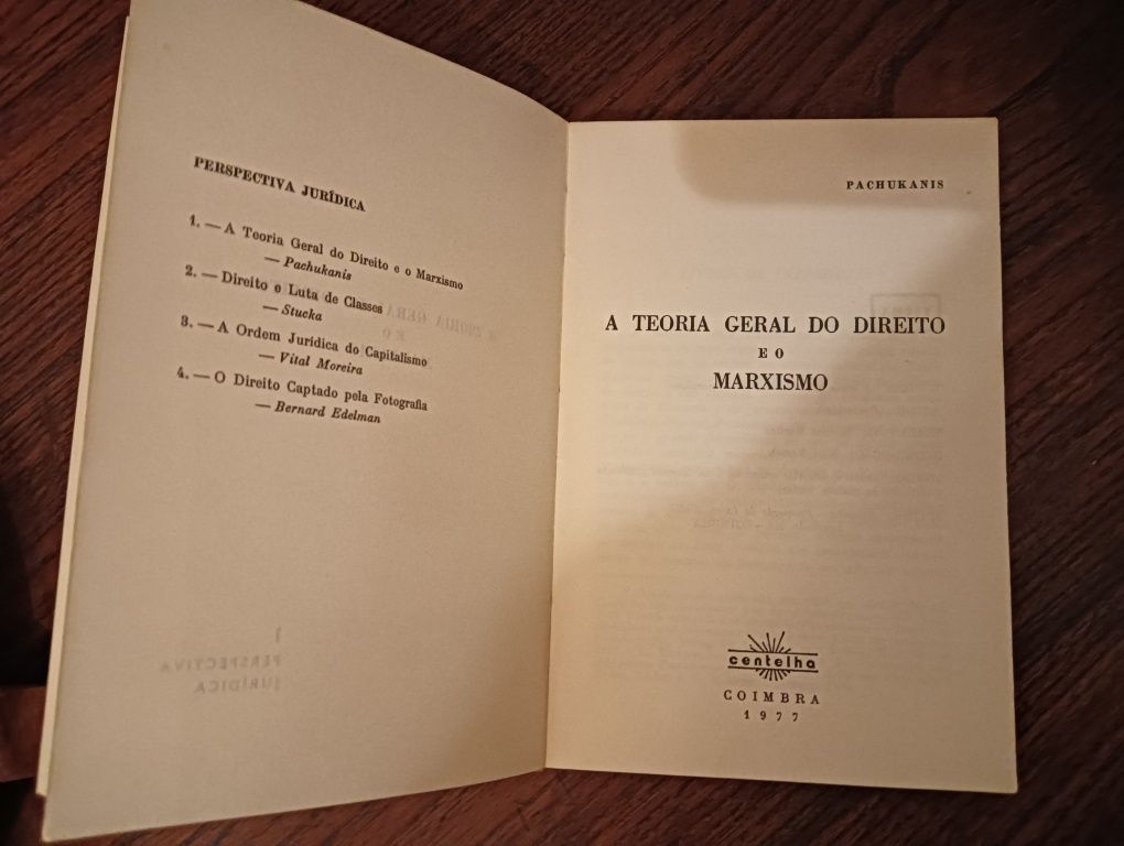 PASHUKANIS, A teoria GERAL DO DIREITO E O MARXISMO