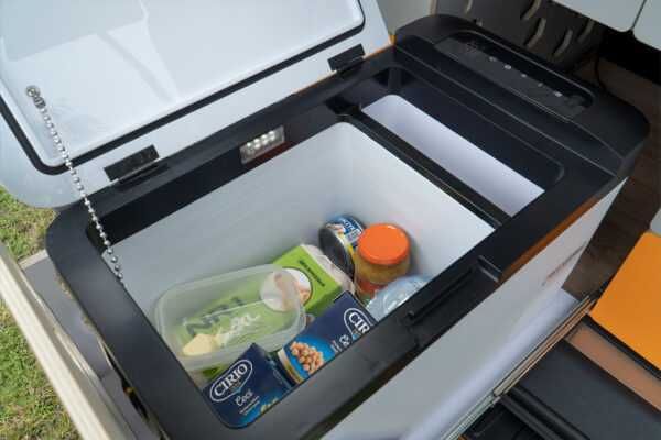 Box Allbox campingowy do vanów i minivanów kuchnia lodówka zlew łóżko