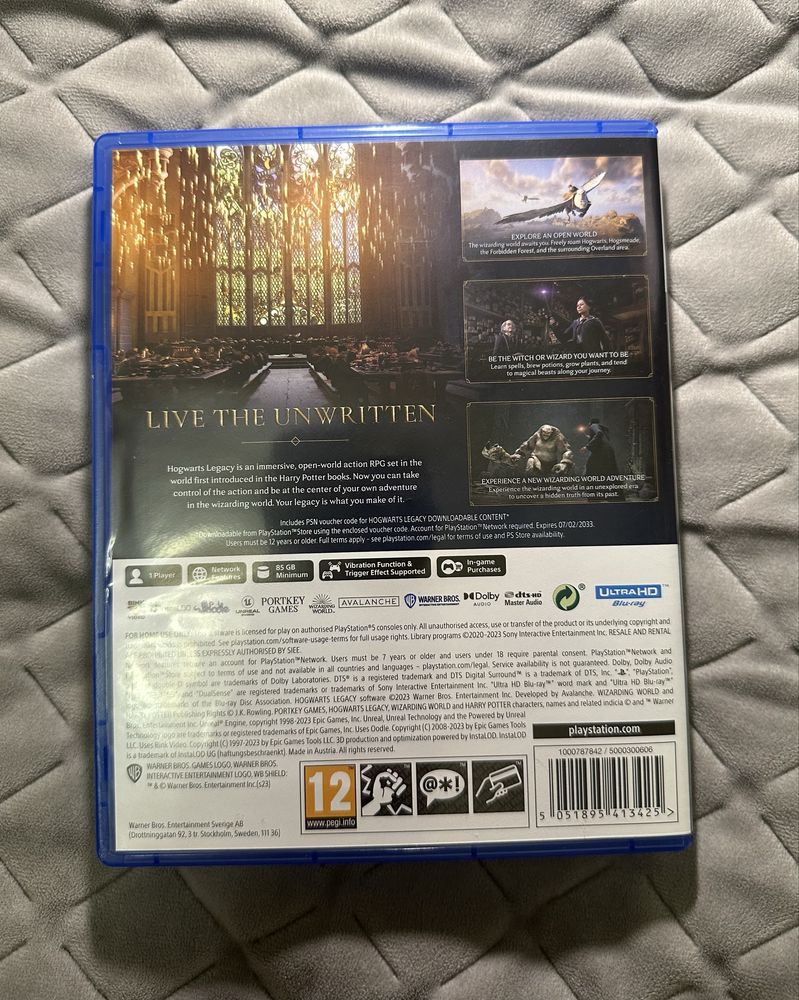 Диск з грою Hogwarts Legacy для PS 5