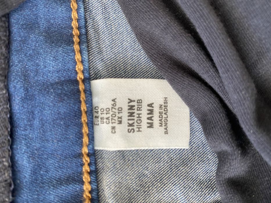 Jeansy ciążowe MAMA HM