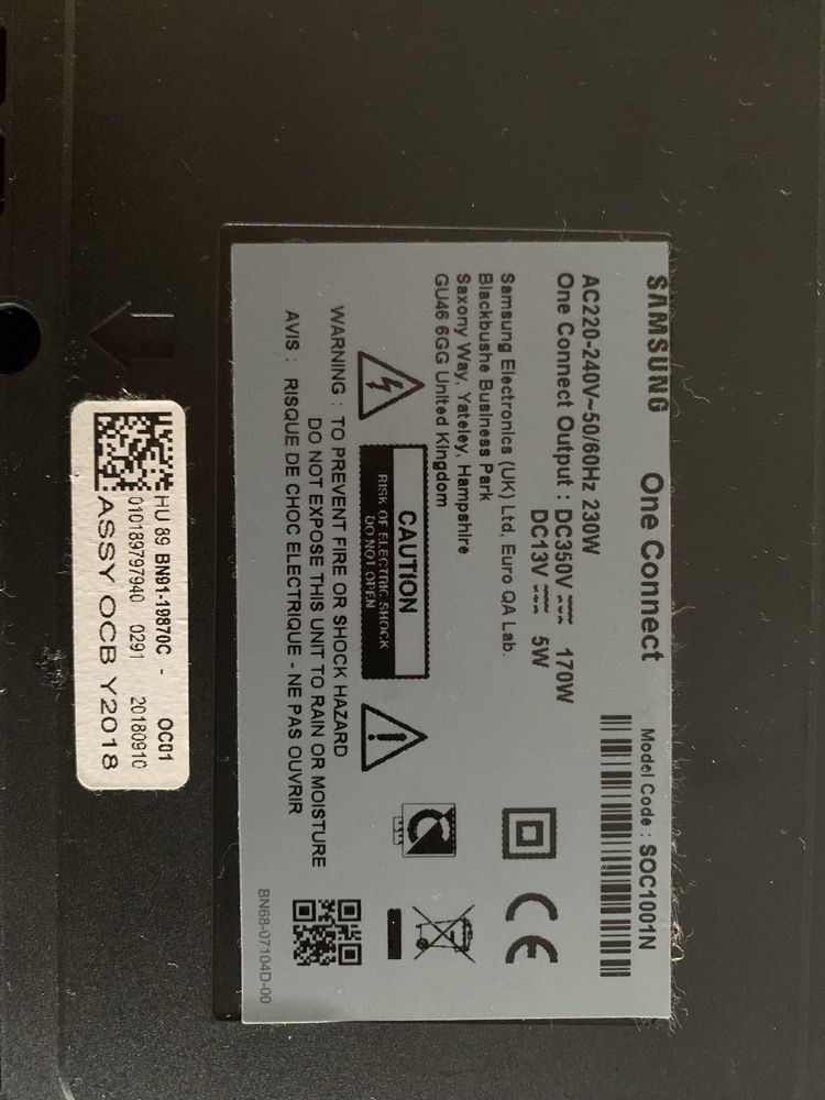 Samsung One Connect zestaw