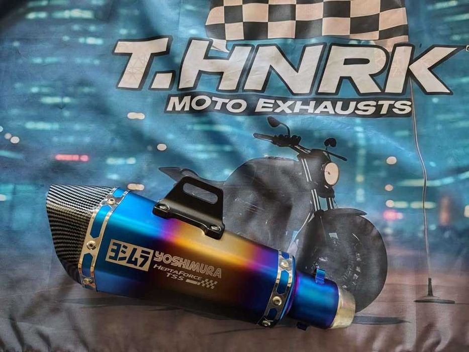 YOSHIMURA tss - ponteira de moto  - cor lightning 51mm