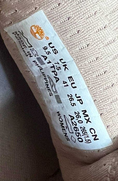 Buty Timberland buty damskie sportowe nr 41 pudrowy róż nowe