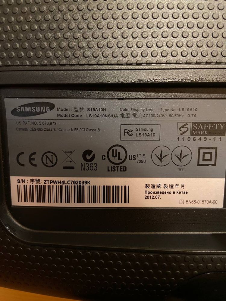 Монітор Samsung Syncmaster SA10