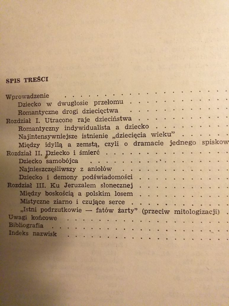 Anna Kubale Dziecko romantyczne szkice o literaturze Ossolineum 1984