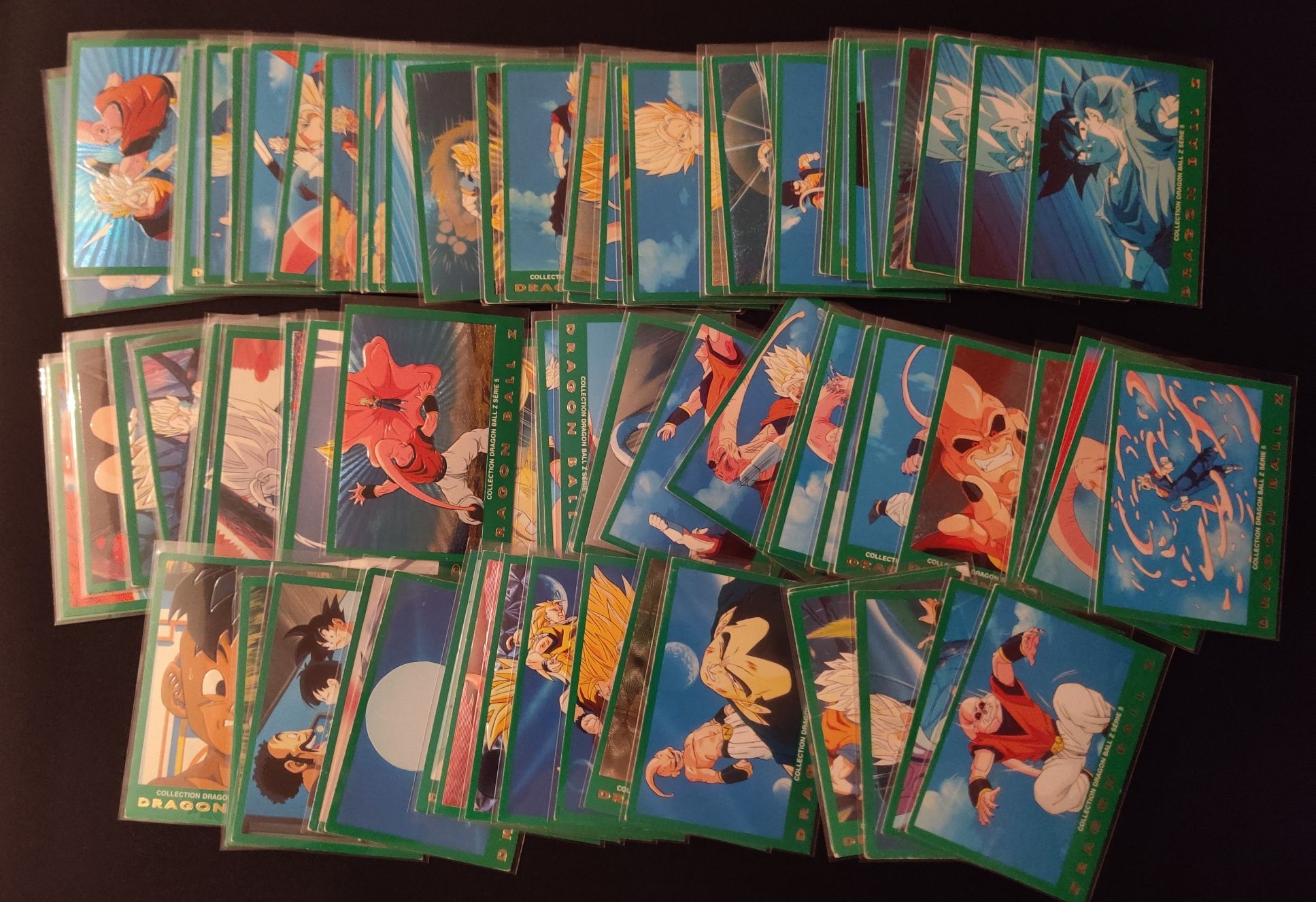 Dragon Ball Z cartas serie 5 (verde) (Panini)