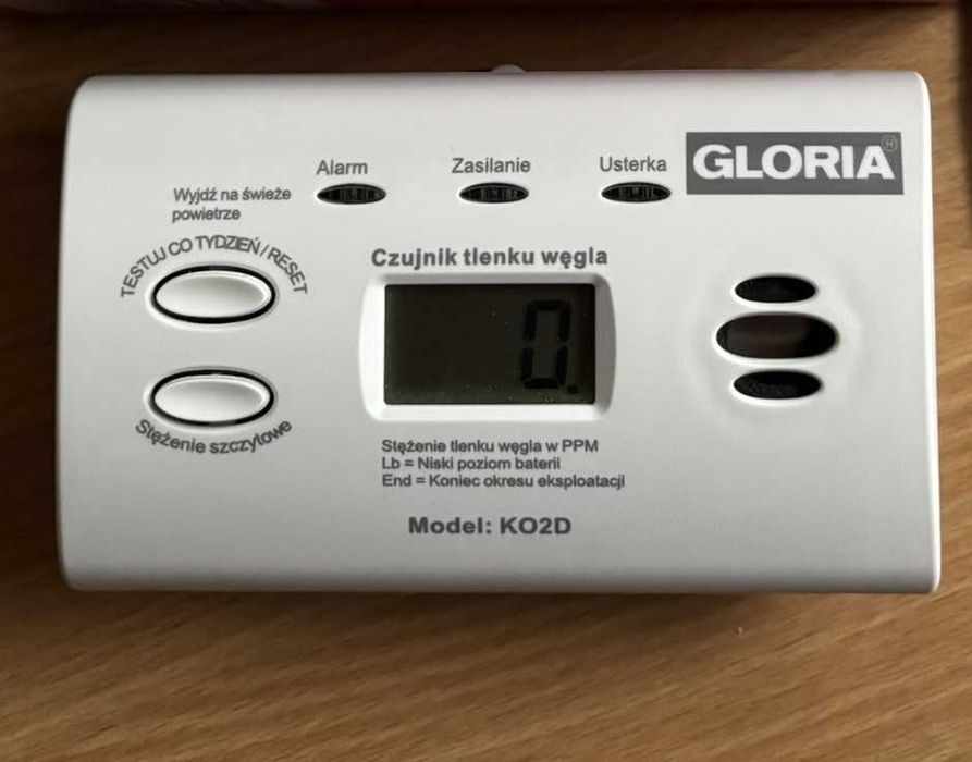 Czujnik tlenku węgla (czadu) GLORIA KO2D